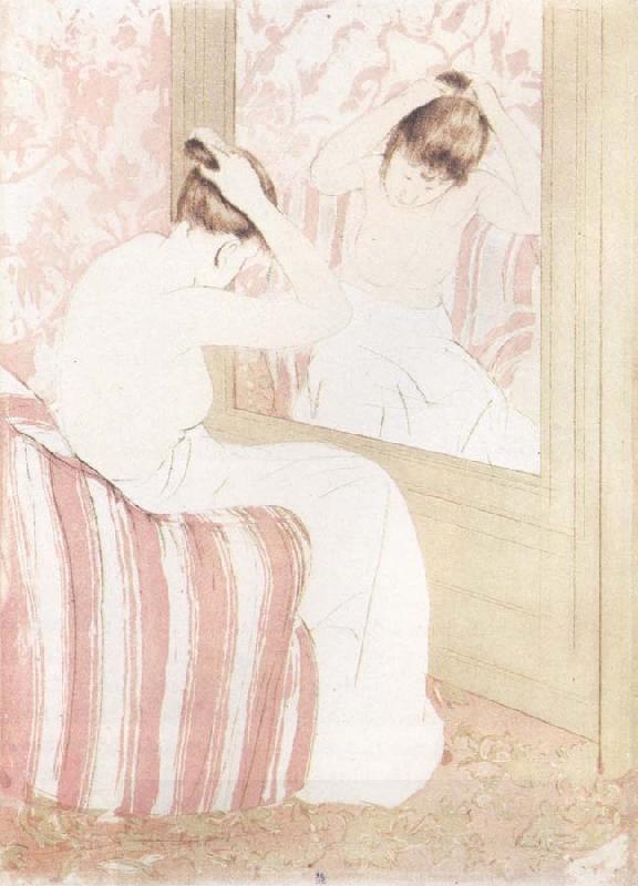 Mary Cassatt The hair style China oil painting art